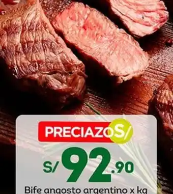 Tottus Bife angosto argentino x kg oferta
