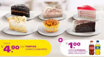 Tambo T + GASEOSA COCA COLA/INKA COLA / SPRITE/FANTA 300 ML oferta
