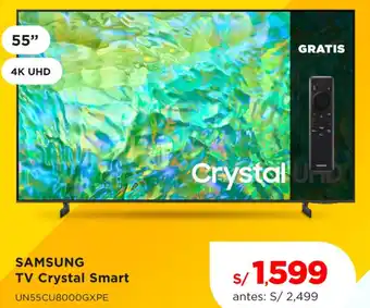 La Curacao SAMSUNG TV Crystal Smart 55" oferta