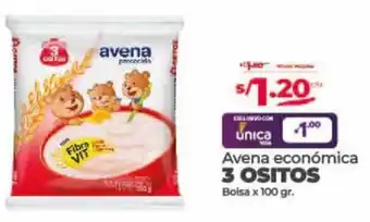 Vega Avena económica 3 OSITOS Bolsa x 100gr oferta