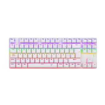 Tiendas EFE Teclado t-dagger bora rainbow rojo sw oferta