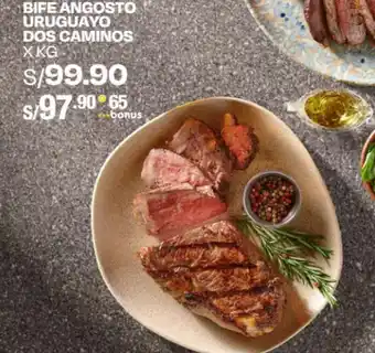 Wong BIFE ANGOSTO URUGUAYO DOS CAMINOS X KG oferta