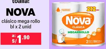 Plaza Vea NOVA clásico mega rollo bl x 2 unid oferta