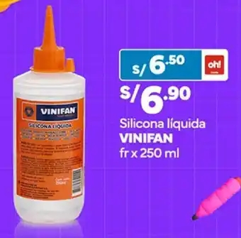 Plaza Vea Silicona líquida VINIFAN fr x 250 ml oferta