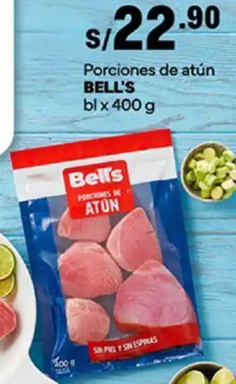 Plaza Vea Porciones de atún BELL'S bl x 400g oferta