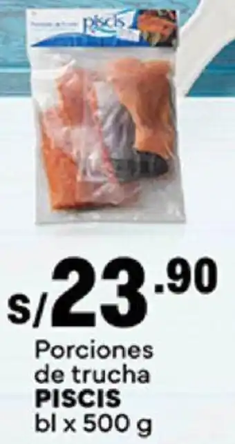 Plaza Vea Porciones de trucha PISCIS bl x 500g oferta