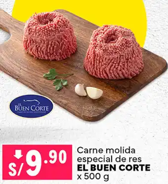 Plaza Vea Carne molida especial de res EL BUEN CORTE x 500g oferta
