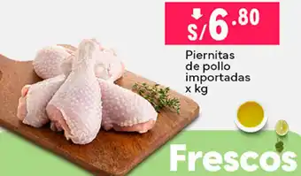 Plaza Vea Piernitas de pollo importadas x kg oferta
