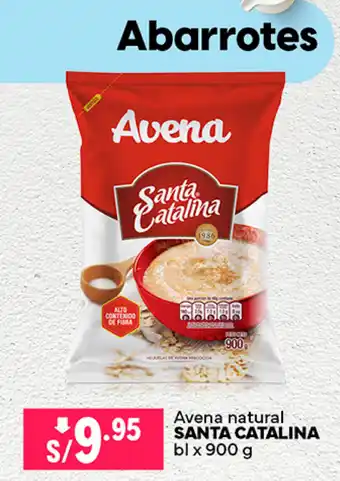 Plaza Vea Avena natural SANTA CATALINA bl x 900g oferta