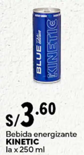 Plaza Vea Bebida energizante KINETIC la x 250ml oferta