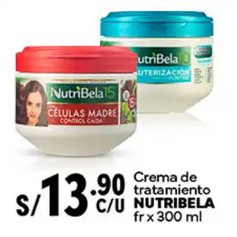 Plaza Vea Crema de tratamiento NUTRIBELA fr x 300ml oferta