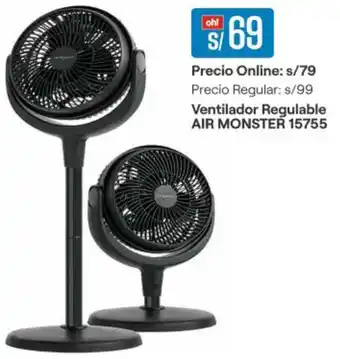 Promart Ventilador Regulable AIR MONSTER 15755 oferta