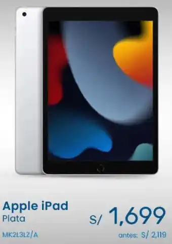 Tiendas EFE Apple iPad Plata MK2L3LZ/A oferta