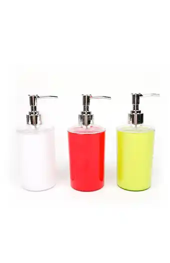 Tiendas EFE Dispensador jabón acrílico 6.5x18cm 300ml oferta
