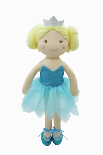 Tottus Muneca trapo bailarina azul 50cm oferta