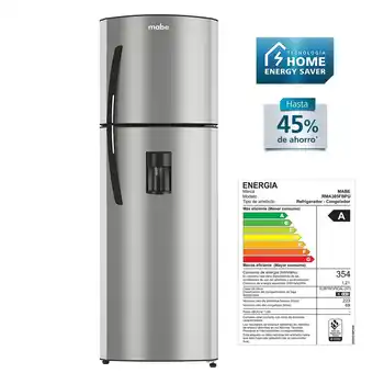 Tottus Refrigeradora 300 l inox con disp oferta