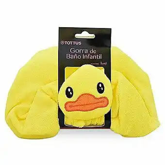 Tottus Gorra de bano infantil patito tottus oferta