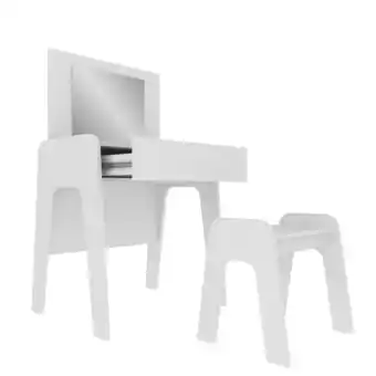 Tottus Tocador + cajon espejo y banco oferta