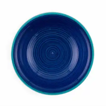 Tottus Granel plato sopa 21cm solido azul sol oferta