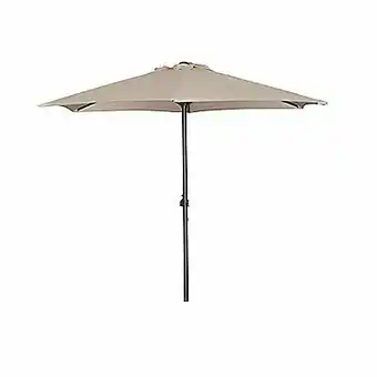 Tottus Sombrilla de patio beige oferta