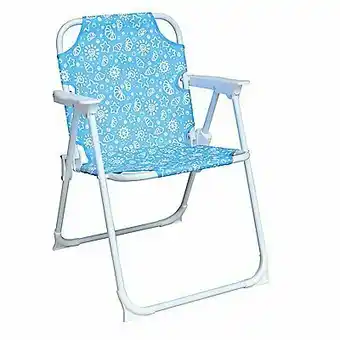 Tottus Silla de playa infantil azul oferta