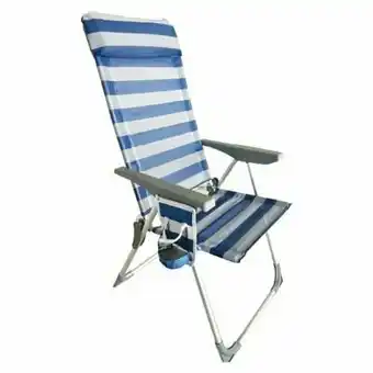 Tottus Silla de playa alta premium oferta