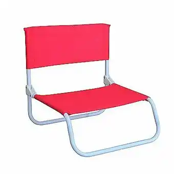 Tottus Silla de playa roja oferta