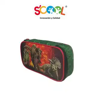 Tiendas EFE Cartuchera scool plus magic jurassic oferta