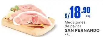 Makro Medallones de pavita SAN FERNANDO x kg oferta
