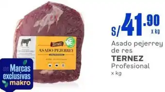 Makro Asado pejerrey de res TERNEZ Profesional x kg oferta