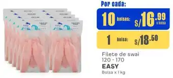 Makro Filete de swai 120 - 170 EASY 10 Bolsas x 1kg oferta