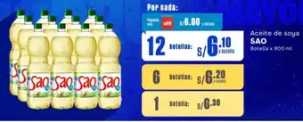 Makro Aceite de soya DON VITTORIO 12 Botella x 900ml oferta