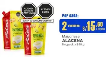 Makro Mayonesa ALACENA 2 Doypacks x 850g oferta