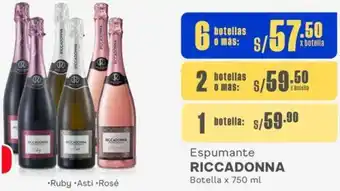 Makro Espumante RICCADONNA 6 Botellas x 750ml oferta