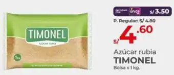 Vega Azúcar rubia TIMONEL Bolsa x 1kg oferta