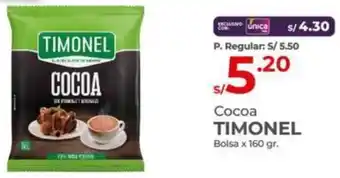 Vega Cocoa TIMONEL Bolsa x 160gr oferta