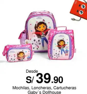 Metro Mochilas, Loncheras, Cartucheras Gaby's Dollhouse oferta