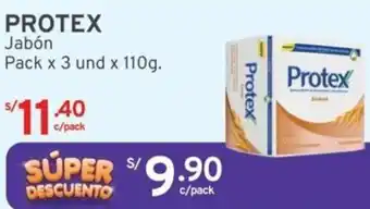 Mifarma PROTEX Jabón Pack x 3 und x 110g oferta