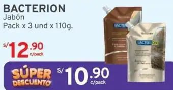 Mifarma BACTERION Jabón Pack x 3 und x 110g oferta