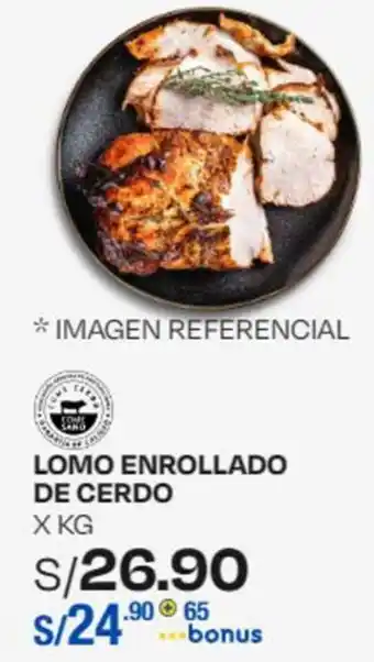 Wong LOMO ENROLLADO DE CERDO X KG oferta