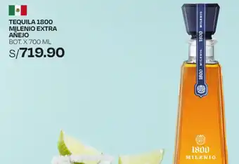 Wong TEQUILA 1800 MILENIO EXTRA AÑEJO BOT. X 700ML oferta