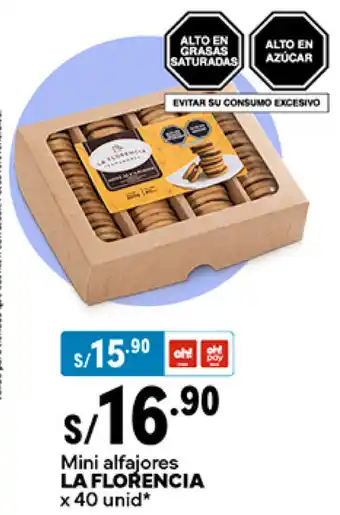 Plaza Vea Mini alfajores LA FLORENCIA x 40 unid oferta