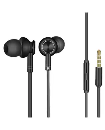 Tiendas EFE Audífonos in ear aiwa con cable y micrófono awf1 negro oferta