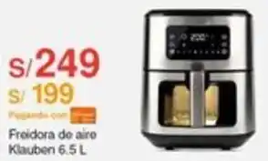 Metro Freidora de aire Klauben 6.5L oferta
