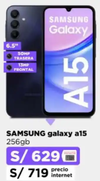 Ripley SAMSUNG galaxy a15 256gb oferta