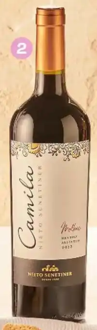 Wong VINO NIETO SENETINER CAMILA BOT. X 750 ML oferta