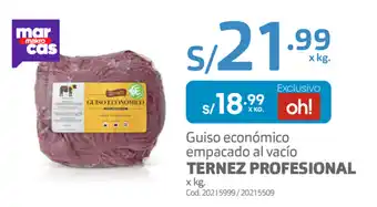 Makro Guiso Económico Empacado al Vacío Ternez Profesional oferta