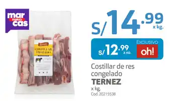 Makro Costillar de Res Congelado Ternez oferta
