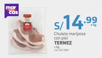 Makro Chuleta Mariposa con Piel Ternez oferta
