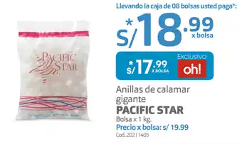 Makro Anillas de Calamar Gigante Pacific Star 1kg oferta